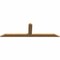 Ekena Millwork Portland Smooth Timber Gable Bracket, Western Red Cedar, 60"W x 17"H x 1 1/2"D x 3 1/2"F, 7/12 Pitch GBW060X17X0204POR00SWR - alternate 5